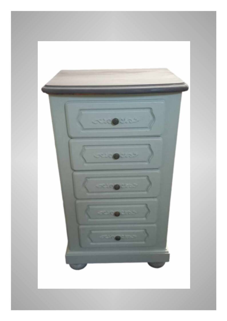 Vintage weekly chest of drawers