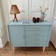Vintage sideboard revisited in Almond Sarah Lavoine collection (Resources)