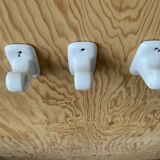 Vintage ceramic hooks