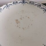 Old compote bowl Terre de Fer Opaque Porcelain from Gien "Etruscan" model