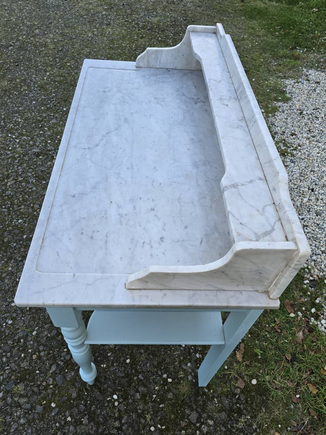 Marble top dressing table old white marble top dressing table
