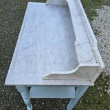 Marble top dressing table old white marble top dressing table