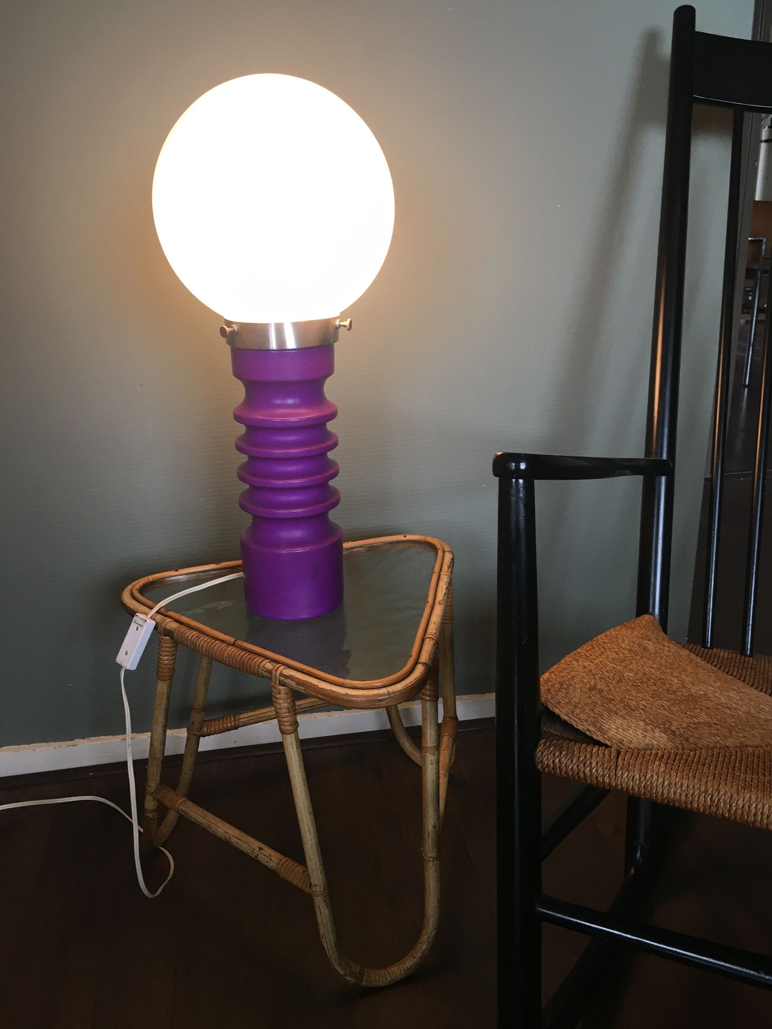 Vintage German Table Lamp, 1970s