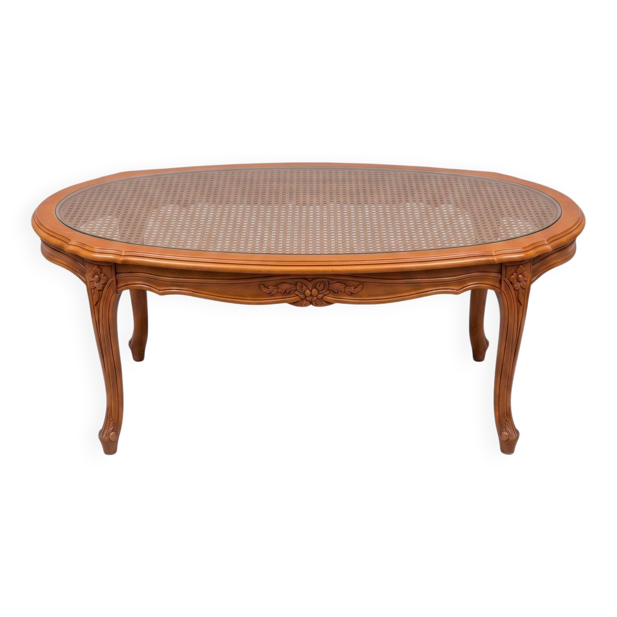 Oval coffee table