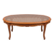 Oval coffee table