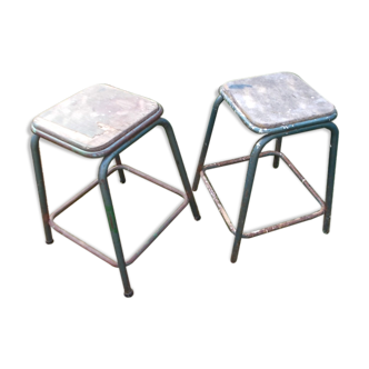 Pair of stools of workshop