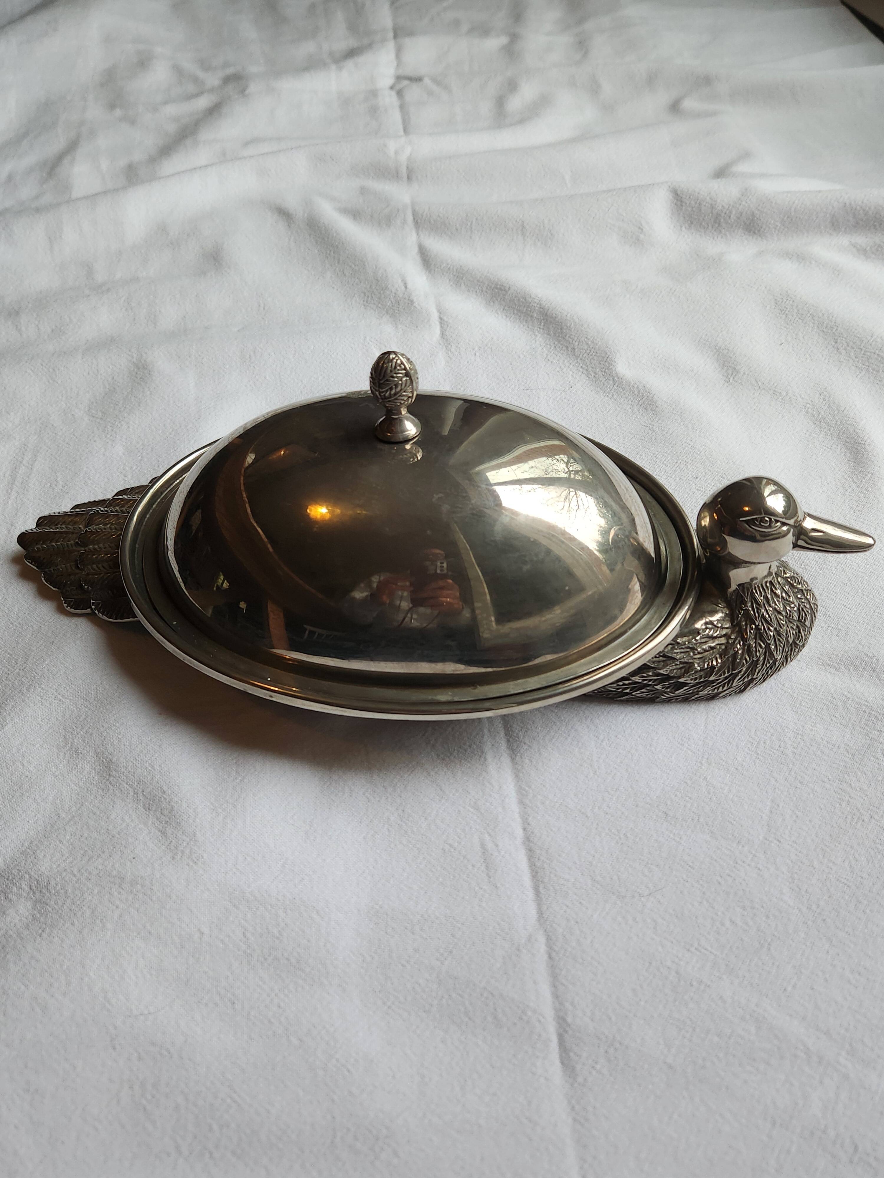 Vintage flat display for duck foie gras