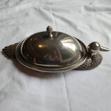 Vintage flat display for duck foie gras