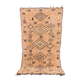Peach Vintage Moroccan Rug 137 x 270 cm - Berber Rug Handmade - Wool Rug
