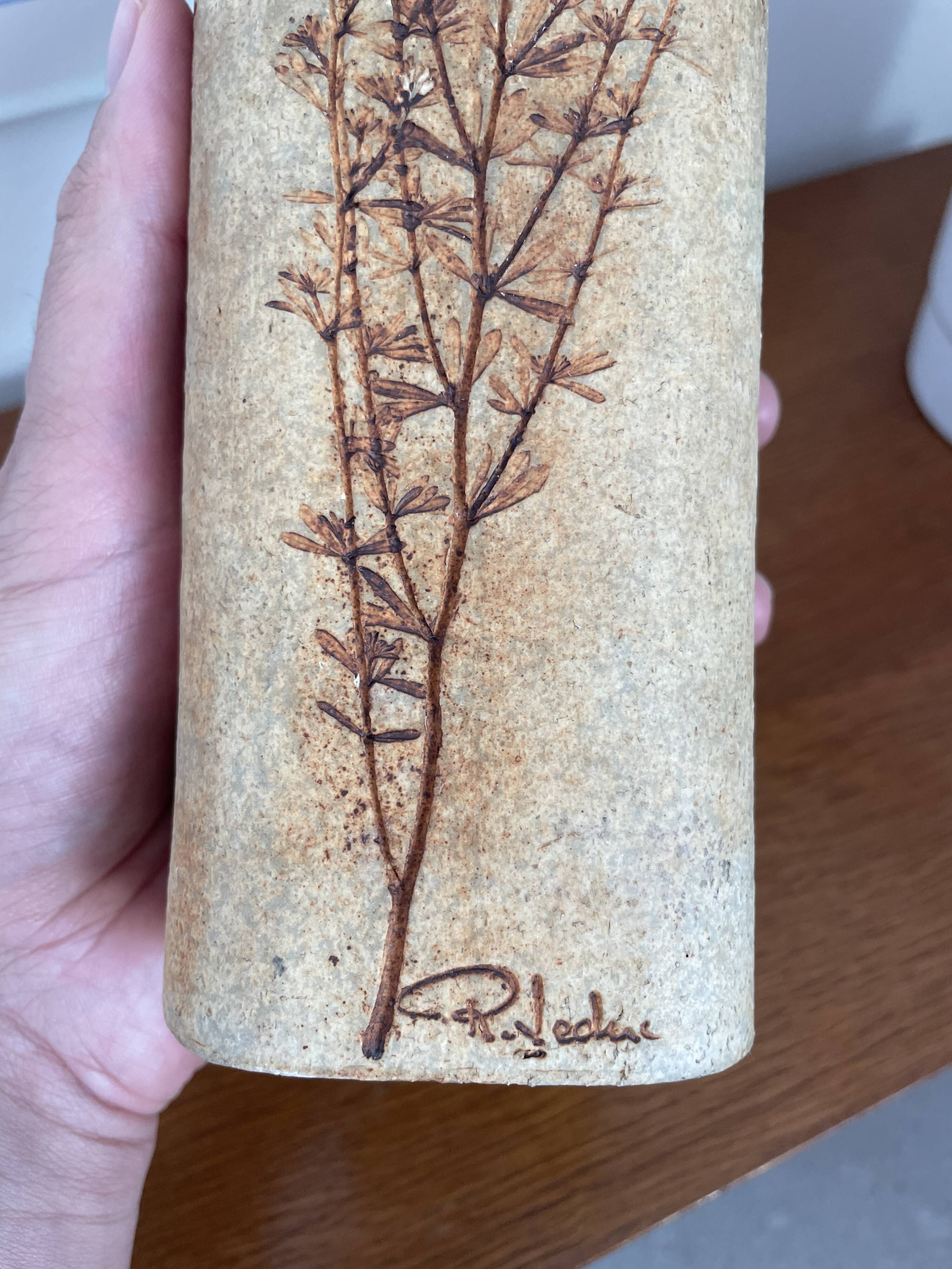 Vase signed Raymonde Leduc