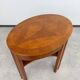 Oval side table in the style of Kolo Moser