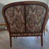 Voltaire style sofa armchair set