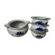 Set of 3 bowls + 1 large vintage ceramic pot