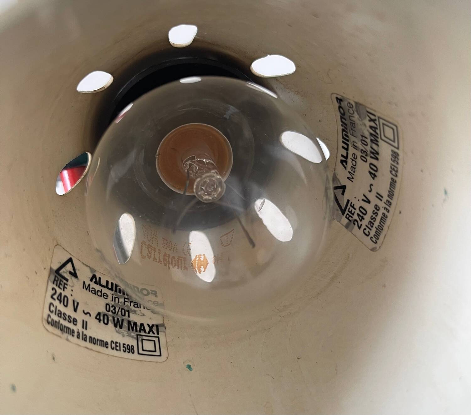 Aluminor desk lamp 1980