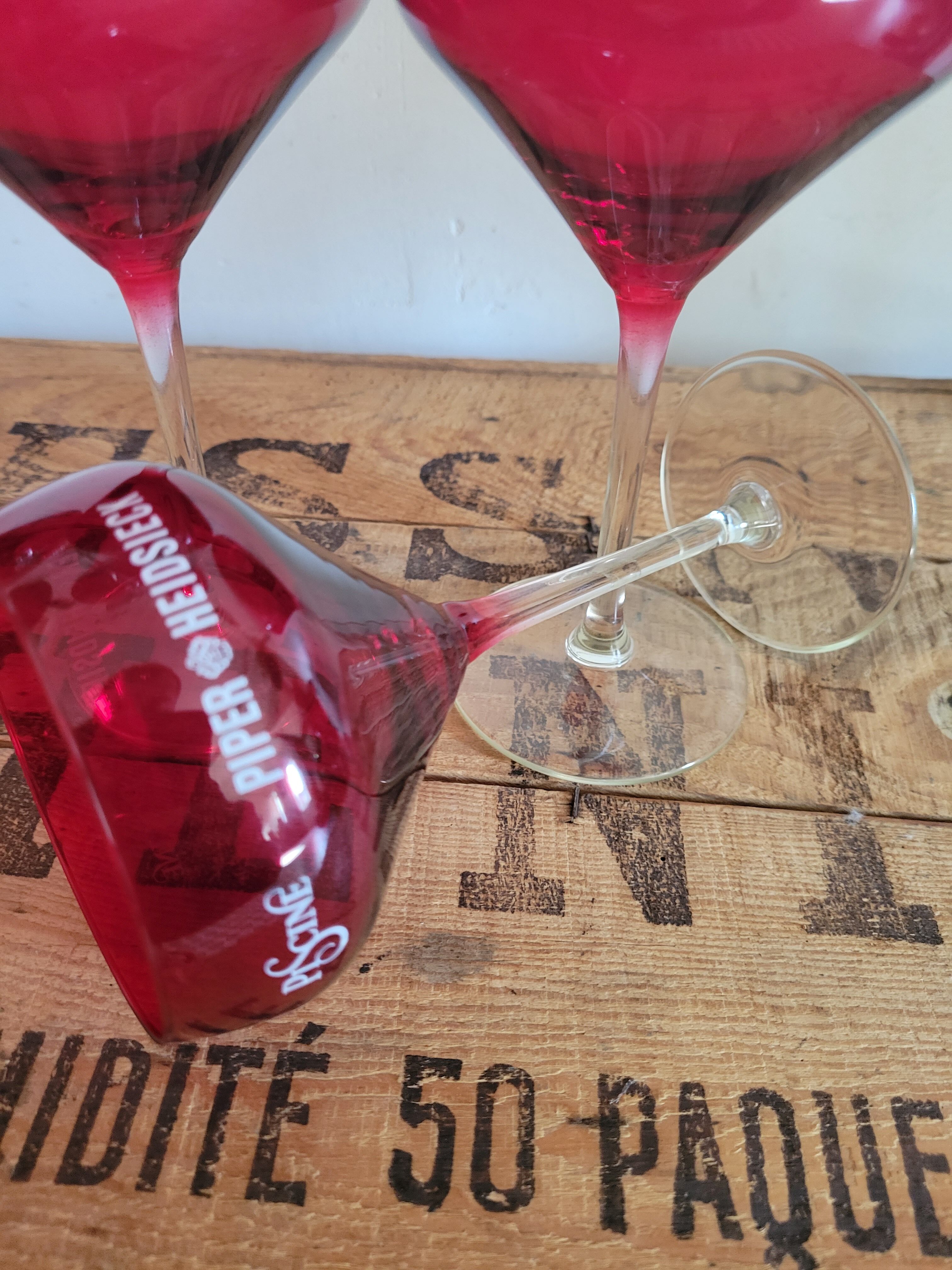 6 cups at Champagne Piper Heidsieck Swimming Pool