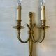 Pair of wall sconces Lucien Gau Paris model 16642