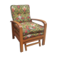 Floral armchair 1950