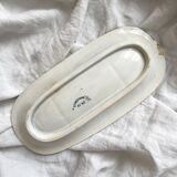 Antique Neptune iron clay soap dish, Jules Vieillard Bordeaux