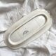 Antique Neptune iron clay soap dish, Jules Vieillard Bordeaux