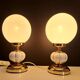 Pair of bedside lamps