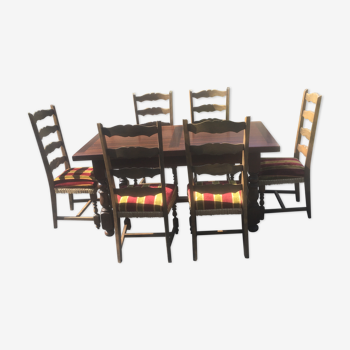 Table salle à manger avec 6 chaises