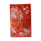 Antique Chinese carpet Art Deco handmade 125cm x 195cm 1920s