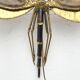 "Libellule" wall light by Jacques Duval Brasseur in brass and agate, 1970.