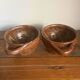 3 stoneware bowls