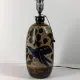 Art Deco Lamp in Stoneware with Blue Birds – Atelier Primavera, circa 1930