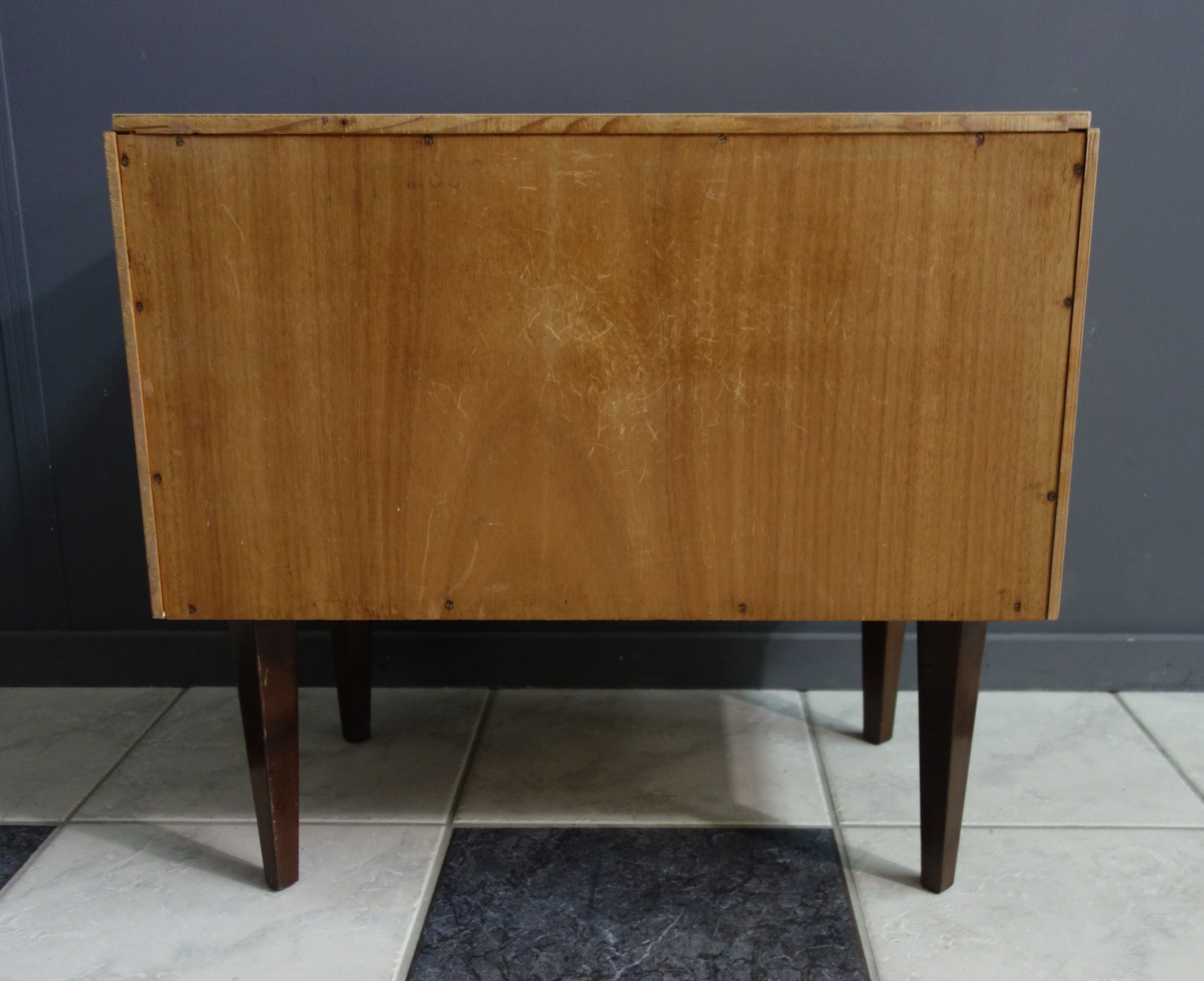 Chest of drawers blond wood 1960s