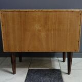 Chest of drawers blond wood 1960s