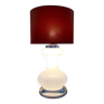 Très grande lampe en verre double éclairage