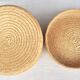 Straw covered basket