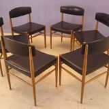 Set of 6 Scandinavian chairs
