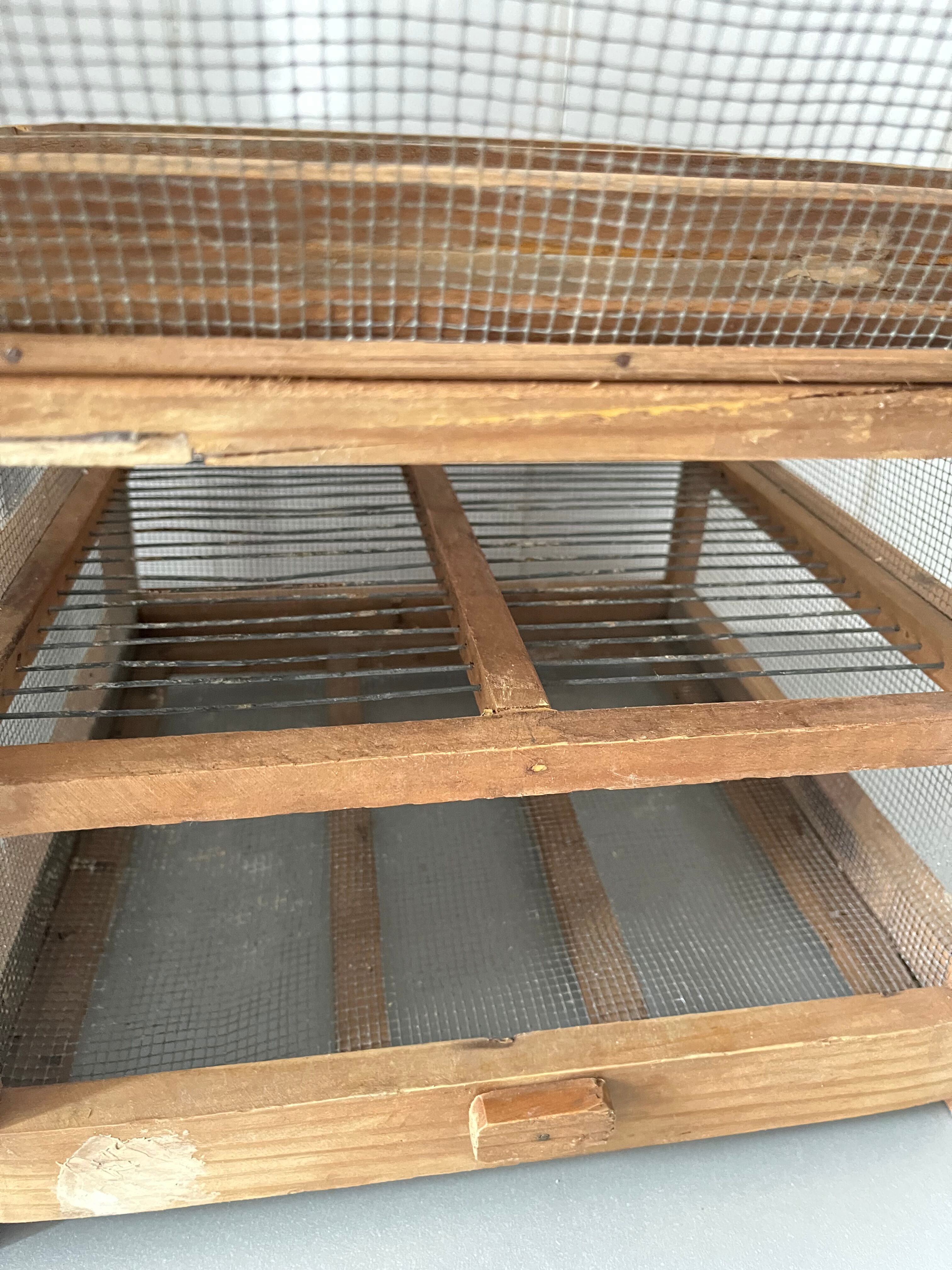 Old wooden pantry