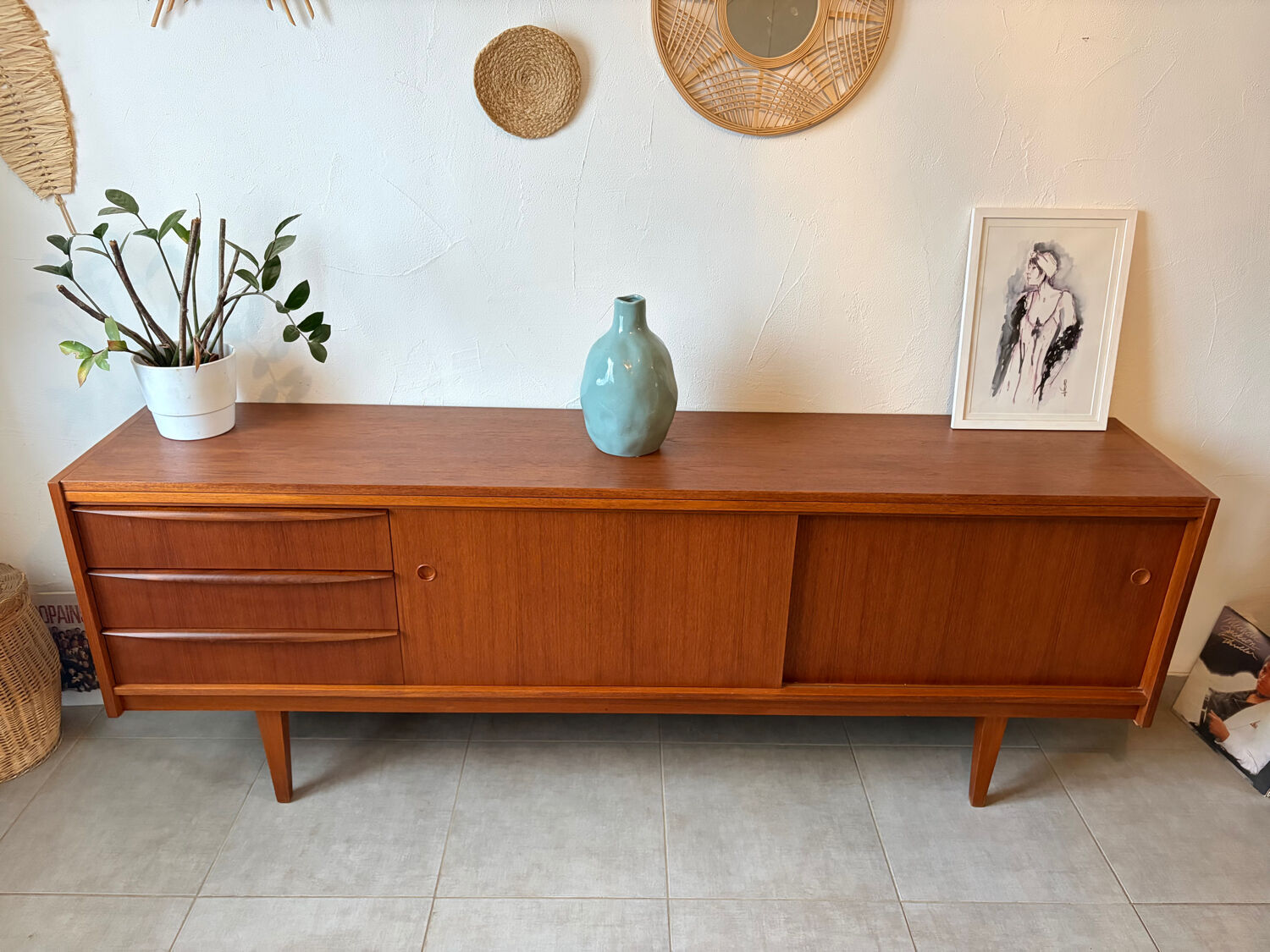 Enfilade vintage scandinave