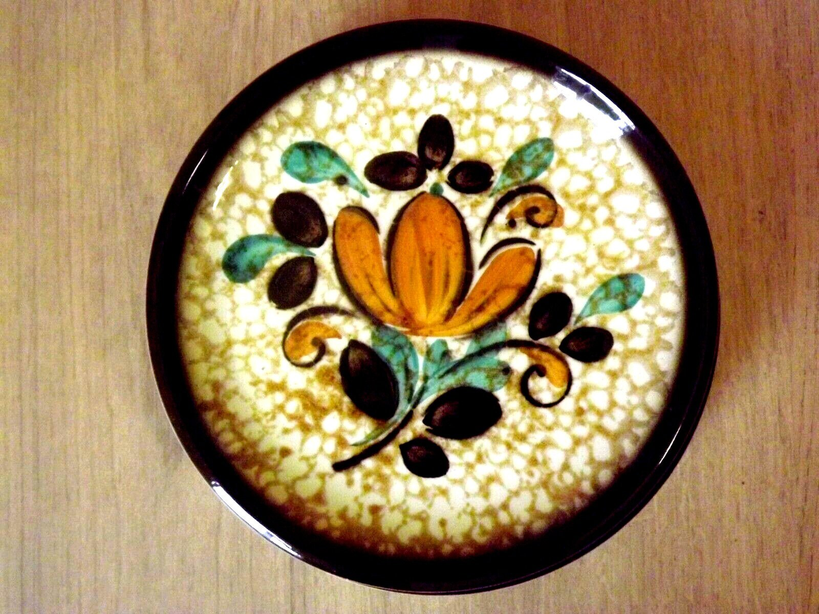Vintage Boch La Louvière Corfou Collection Set of 6 Side Plates