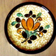 Vintage Boch La Louvière Corfou Collection Set of 6 Side Plates