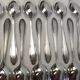 Silver plated metal spoons net service cutlery goldsmith Reneka soup