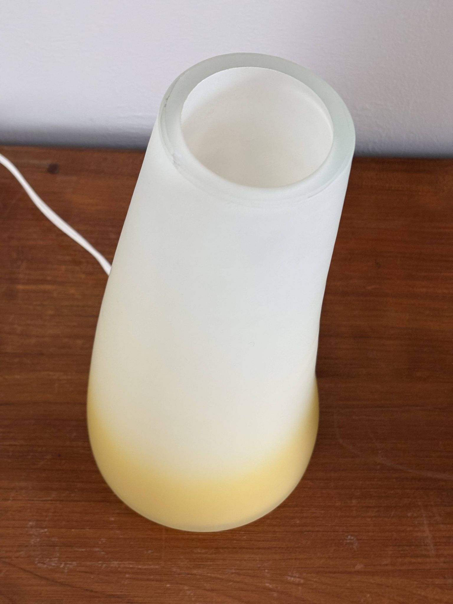 Lampe en verre vintage