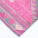 Pink Handmade Runner Rug, 82x336Cm