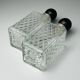 Tantalus Vintage Decanters for Cognac and Whisky, Italy, 1960s, set of 2