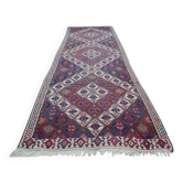 Vintage Turkish hallway rug 148x393 cm