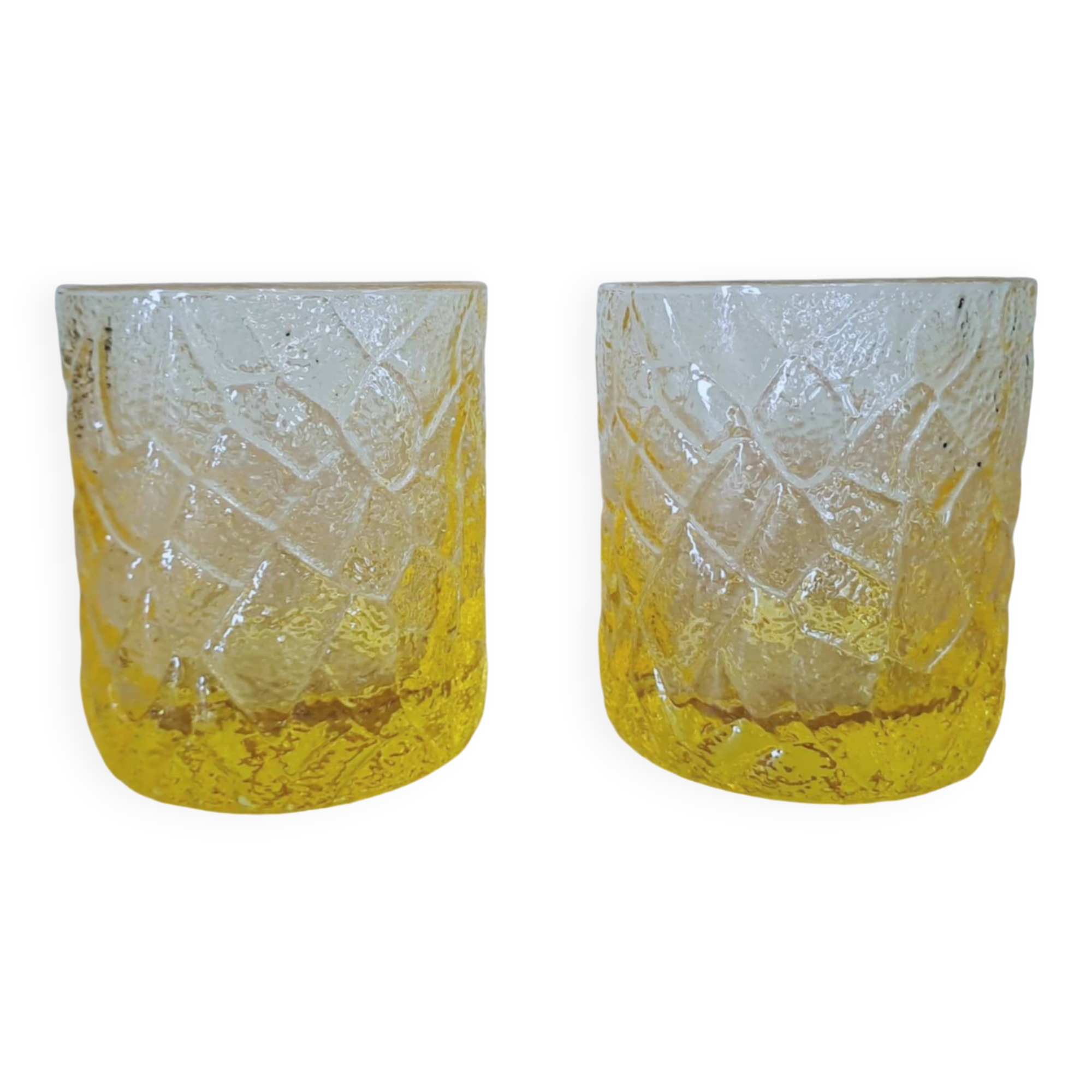 Deux verres à whisky ou à orangeade