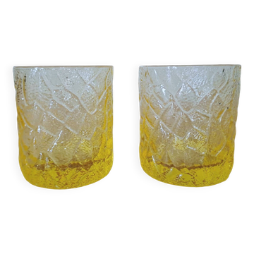 Deux verres à whisky ou à orangeade
