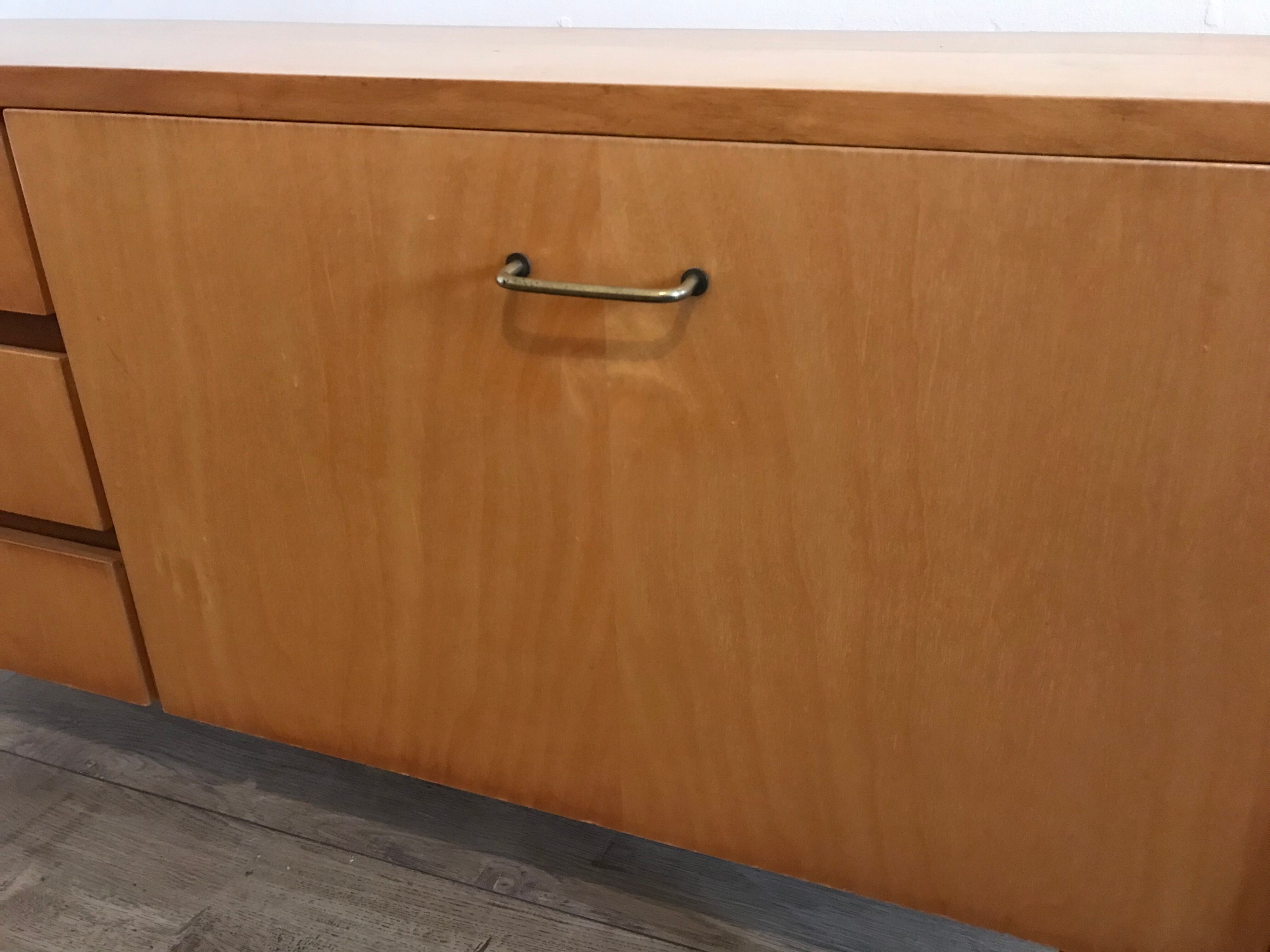 Vintage low row storage cabinet 1960-80's