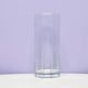 vintage 8-sided glass vase