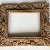 Carved wooden frame