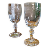 Bohemian crystal glasses