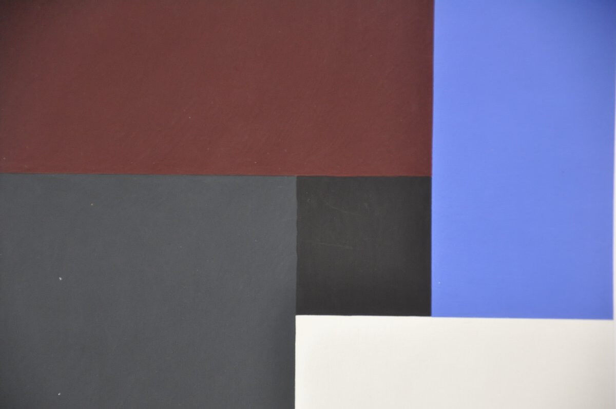 Aurélie Nemours geometric composition circa 1980